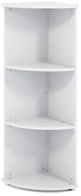 Stredná rohová skriňa Impress  37 x 37 x 119,6 cm, biela