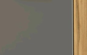 Šatníková skriňa Mega, 312 cm, dub wotan/šedá