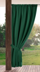 ZÁHRADNÝ VODEODOLNÝ ZÁVES NA PÁSKE GARDEN 155X200 CM ZELENÁ