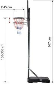 Basketbalový kôš NILS ZDK321
