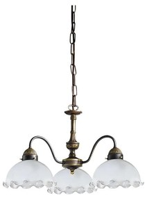 Kolarz 731.83.73 - Luster na reťazi NONNA 3xE27/75W/230V