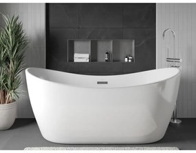 Mexen X-Wall-NR, polička na zapustenie pod obklad bez goliera 90 x 30 cm, oceľová, 1911903010S