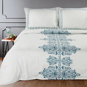 MAKOSATÉNOVÉ OBLIEČKY REINA29 160X200 CM, 2KS 70X80 CM BIELE