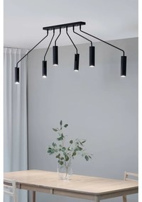 Čierne stropné svietidlo s kovovým tienidlom 192x0 cm Ramus - Markslöjd