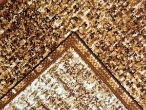 Klasický kusový koberec 150x300 cm LUKEN - hnedý