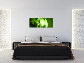 Obraz - Steblo trávy (120x50 cm)