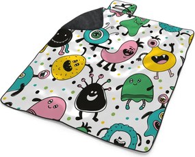 Sablio Plážová deka Príšerky: 200x140 cm