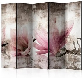 Paraván - Historic Magnolias II [Room Dividers] Veľkosť: 225x172, Verzia: Akustický