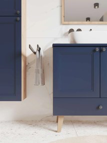 Kúpeľňová zostava NICK modrá + dub artisan