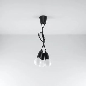 Luster na lanku DIEGO 3xE27/60W/230V