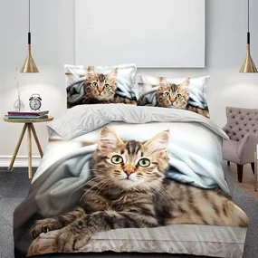 Obliečky Homa KITTY RAME 7-dielna sada 140x200 cm
