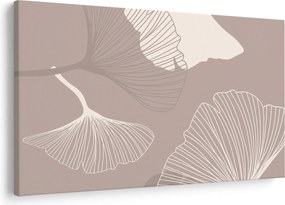 Obraz - Béžové listy N⁰1 (90x60 cm)