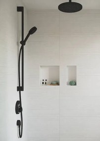 Hansgrohe Pulsify Select S, sprchová súprava 105 3jet Relaxation EcoSmart so sprchovou tyčou 90 cm, matná čierna, HAN-24171670