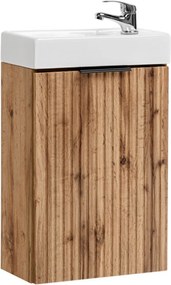 Malá skrinka s umývadlom, sada 40 cm Adel Dub (SET -ADO VEDEA 40 CM)