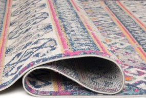 TA Koberec G004A BIELA/TMAVOMODRÁ DENVER FAA Rozmer: 120x170 cm