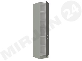 Skrinka vysoká Multiline 40 DK-210 2F, Farby: šedý / krém lesk