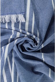 Modrá bavlnená deka 150x200 cm Solene – Tiseco Home Studio