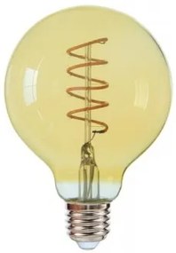 LED žiarovka E27 G95 4W teplá biela GOLDIE