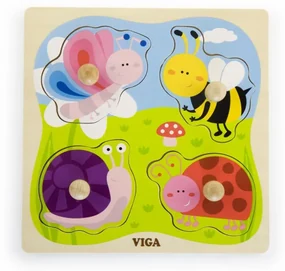 Puzzle na podložke Viga 50131 hmyz