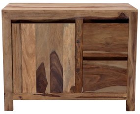 Skrinka pod umývadlo Gani 90x70x45 indický masív palisander Svetlomedová