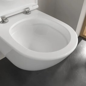 Villeroy & Boch 4670T901 - Závesné WC s doskou SoftClose SUBWAY keramika/biela