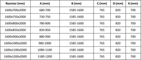 Mexen Velar, sprchový kút s posuvnými dverami 160(dvere) x 100(stena) cm, 8mm číre sklo, grafitová matná, 871-160-100-01-66