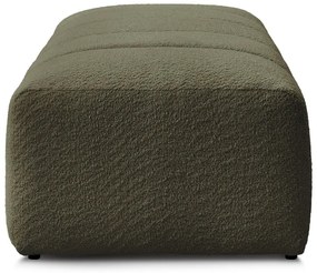 Zelená podnožka z textílie buklé Annecy – Bobochic Paris