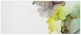Obraz - Abstraktné umenie atramentom (120x50 cm)