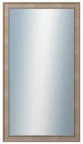 DANTIK - Zrkadlo v rámu, rozmer s rámom 50x90 cm z lišty TOOTH malá strieborná (3162)