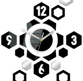 Moderné nástenné hodiny HEXAGON