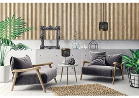 Stolná lampa Werona 3, 1x čierne textilné tienidlo so vzorom, (výber zo 4 farieb konštrukcie), g