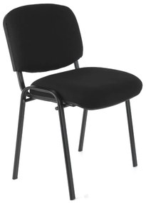 Konferenčná stolička Viva N, čierne nohy, čierna