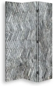Gario Paraván Vzorovaná sivá Rozmery: 180 x 170 cm, Prevedenie: Klasický paraván