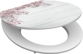 Eisl Sanitär WC sedadlo MDF Soft Close Flowers and Wood High Gloss 80549