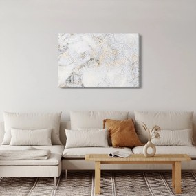 Obraz bielej mandaly (90x60 cm)
