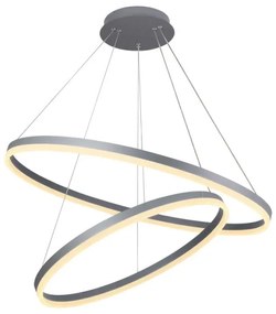 LED Stmievateľný luster na lanku LED/100W/230V 3000-6500K + diaľkové ovládanie