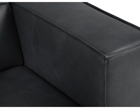 Tmavomodrá kožená pohovka 212 cm Madame – Windsor &amp; Co Sofas