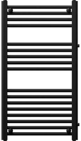 Mexen Mars, vykurovacie teleso 900 x 500 mm, 370 W, bočné pravé a spodné pripojenie, čierne, W110-0900-500-00-70-S