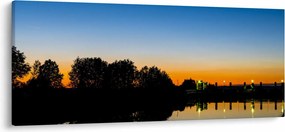 Obraz západu slnka (120x50 cm)