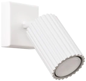 Sollux SL.1540 - Nástenné bodové svietidlo KARBON 1xGU10/10W/230V biela SLX1211