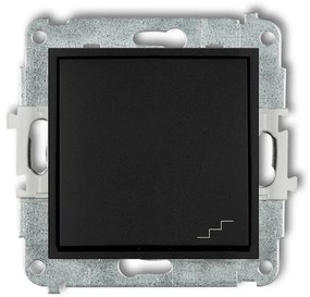 Prepínač black mat 12MWP-3 mini