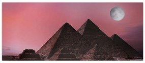 Obraz - Pyramídy Giza, Egypt (120x50 cm)