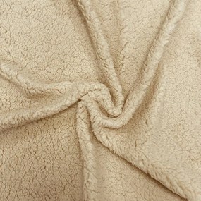 Metráž Baranček sherpa LIGHT - Hnedá karamelová svetlá