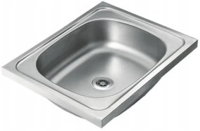Kuchinox EKO, 1-komorový nerezový drez na skrinku 500x400x150 mm, oceľová, LAV-SKE_010T