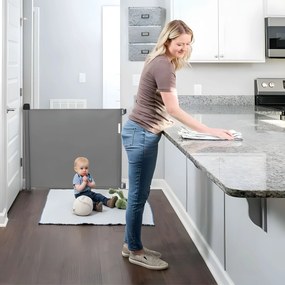Ochranná zábrana roleta 150 cm - sivá ECOTOYS
