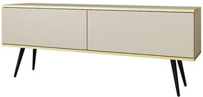 TV stolík Oro 135 Bez+ Čierne nohy