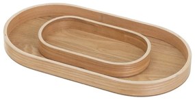 Drevené dekoratívne tácky v súprave 2 ks 20x37 cm – Casa Selección