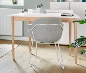 Písací stôl v tvare lichobežníka