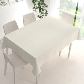 Biante Teflónový obdĺžnikový obrus TF-026 Popínavé lístky - smotanový 50x100 cm