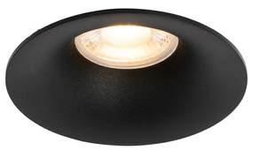Inteligentné zapustené bodové svietidlo čierne vrátane Wifi GU10 50mm - Gijs